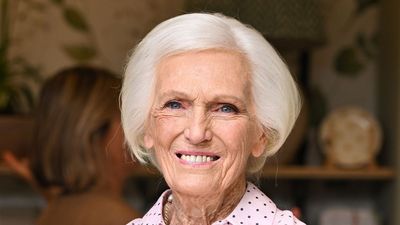 Mary Berry's elegant green floral blouse is proof that a splash of colour can instantly lift an outfit