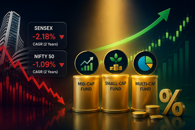 Sensex, Nifty underperform over 2 years, but these 3 mutual funds deliver double-digit gains