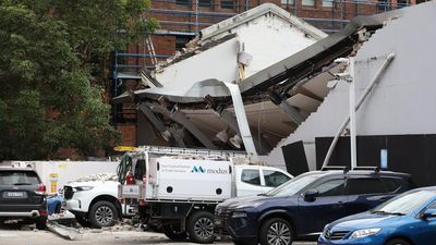 Two in serious condition after sudden building collapse