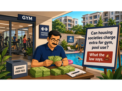 Can housing societies charge separately for facilities like gyms or swimming pools in addition to maintenance fees? Know what the law says