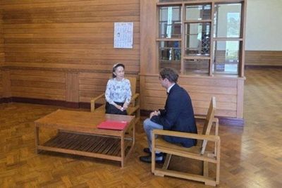 Myanmar's Aung San Suu Kyi meets Red Cross official, government says