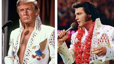 Donald Trump angers music fans after sharing AI-generated image of himself as Elvis Presley