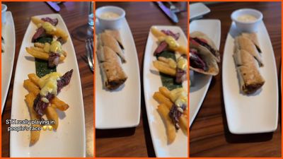 STK Steakhouse serves a plate with 3 pieces of steak and 8 fries. Then the customer calls out the embarrassing presentation: ‘they didn’t even try’