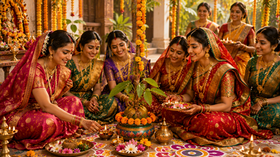 Why Only Newly Married Women Celebrate Madhushravani