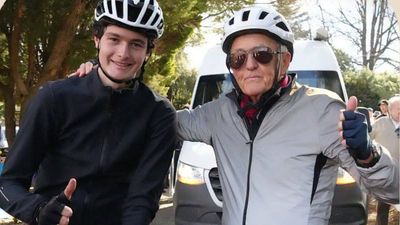 An 82-year-old Australian grandfather and his 18-year-old grandson cycled 5,300km through deserts and headwinds, raising $65,000 for MND support