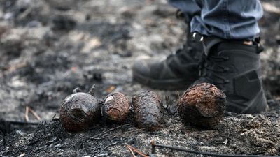 French wildfires expose cache of buried Second World War shells