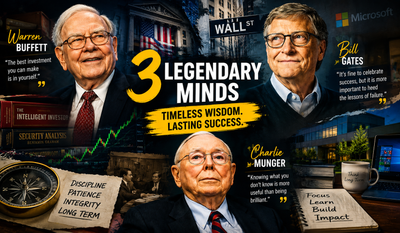 Top quote of the day by Warren Buffett, Charlie Munger and Bill Gates: What do the world's greatest minds know about success? Timeless life lessons on leadership, wealth, discipline, character, smarter decision-making, long-term success, and why their strategic wisdom still inspires personal growth and better choices today