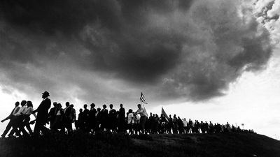 The 1965 Selma photograph with no faces in it: why James Karales' camera turned away from the hero shot and focused on the sky