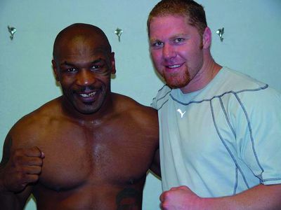 A Kiwi fighter in the ring with Iron Mike