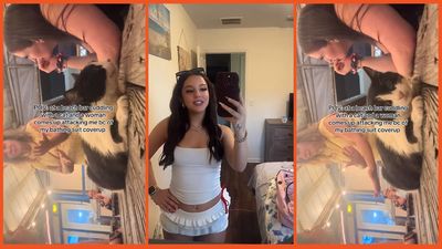 ‘Her husband was checking you out’: Woman minding her own business is shamed by another woman unhappy with what she’s wearing