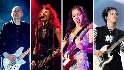 The Smashing Pumpkins reunite with Melissa Auf der Maur at Lollapalooza – and treat fans to a surprise team-up with Olivia Rodrigo and Yungblud