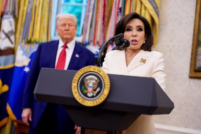 Trump accuses Jeanine Pirro of ‘folding’ by dropping reflecting pool charges