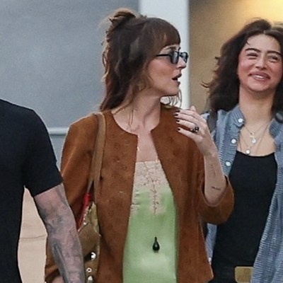 Dakota Johnson Manifests Vintage Girl Fall in a Silk Nightgown and $3,450 Suede Bag