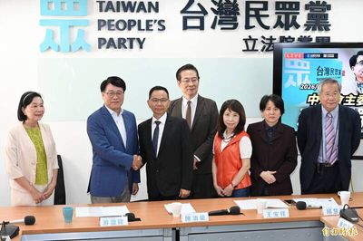 游盈隆拜會民眾黨團提2訴求 憂「一票多案」倉促修法讓選務員崩潰