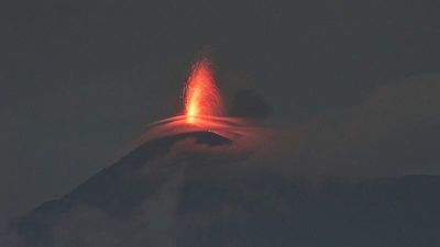 Guatemalan authorities issue 'danger' alert after Fuego volcano erupts