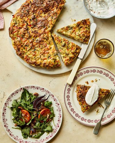 Herby feta frittata and a knockout fruit and rocket salad: Sami Tamimi’s Arabic summer recipes