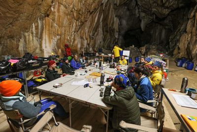 Fifteen volunteers spent 40 days inside a French cave without clocks, sunlight or phones and emerged believing only 30 days had passed
