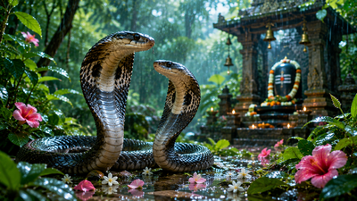 Why Seeing a Nag-Nagin in Sawan Is Considered Auspicious