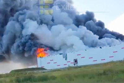 Russian supermarket warehouse attacked by Ukraine after Wildberries strikes