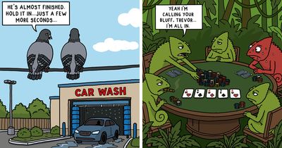 30 Dry Humor Comics By This Artist That Take Everyday Situations In The Strangest Directions