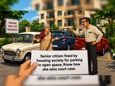 Senior citizen fined for parking in open space wins relief; Maharashtra court orders housing society to allot a convenient parking spot