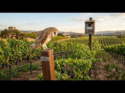 No rodents in California vineyards? Barn owls point to a new future for American farming as ‘fear effect’ cuts pests by up to 52% without poison