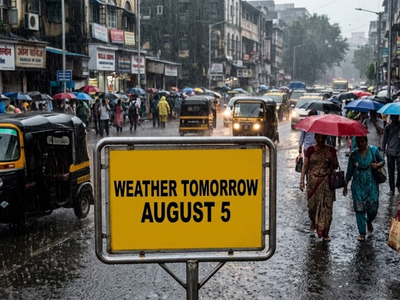 Weather tomorrow August 5: Is your state on IMD’s heavy rain alert list? Check forecast here
