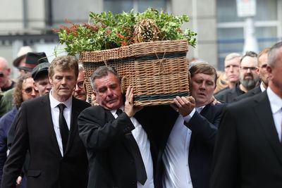 Bono and Eddie Vedder join stars for funeral of ‘true Dub’ Glen Hansard