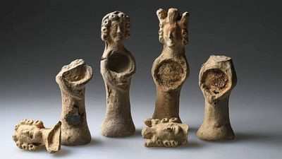 Archaeologists discover a rare 600-year-old saint statue and human bone reliquaries beneath Berlin's oldest neighbourhood