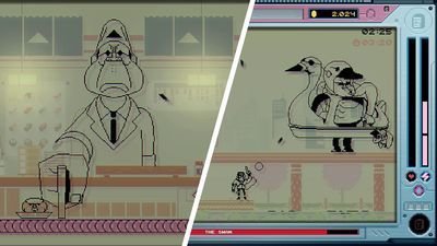 If you remember Nintendo's Game & Watch, this bizarre retro game will bring a tear to your eye