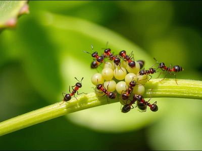 Scientists found ants have been running tiny 'Dairy Farms' for 35 million years, and the sweet reward explains why