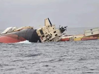 Indian vessel sinks near Yemen after projectile strike; 14 seafarers rescued