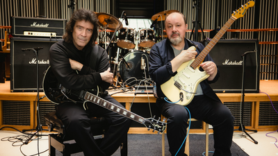 "It shows off the rockier side of our collaboration." Hackett & Rothery up the tempo on new single, Red Dragon