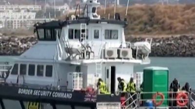 Over 170 migrants rescued after Channel boat catches fire; UK says 'all will be returned' to France