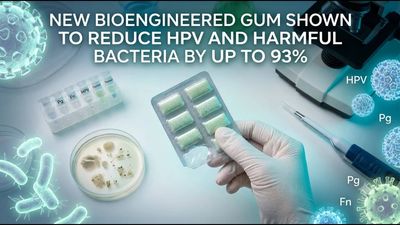 Researchers develop chewing gum that targets HPV and microbes linked to head and neck cancer