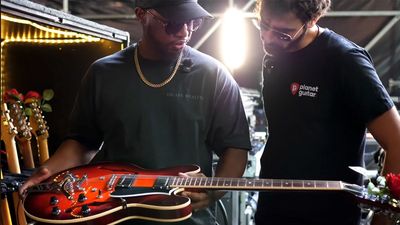 “My other little secret is, this right here, this position, that’s supposed to be the neck, right? It’s not”: Chris Payton on the guitars he needs to play a Bruno Mars stadium – and the genius mod that makes his HSS Strat even more versatile