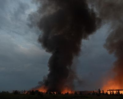 Germany investigates drone carrying ‘explosive device’ near Ukrainian plane at busy cargo airport – as it happened