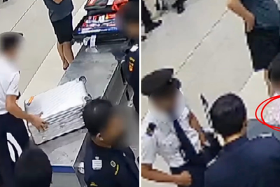 Moment pilot caught with 70,000 ecstasy pills at Indonesian airport after ‘flying under influence’