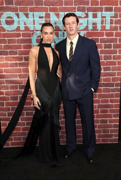 Dua Lipa Wears Custom Ferragamo, Monica Barbaro Stuns in Dior at 'One Night Only' NYC Premiere