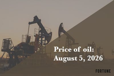 Current price of oil as of Aug. 5, 2026