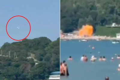 How a day at the beach in Crimea turned to chaos after Ukrainian drone smashed into civilians and killed seven