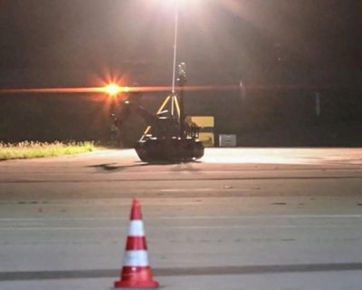 Drone carrying explosives at German airport marks ‘new level of danger’, says interior minister
