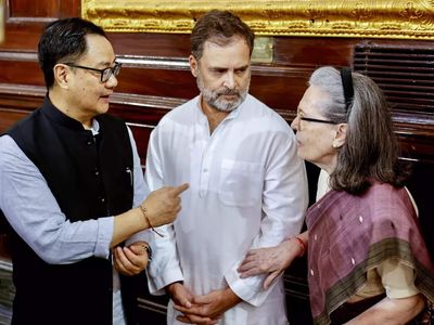 Kiren Rijiju reaches out to Rahul Gandhi to break Parliament deadlock