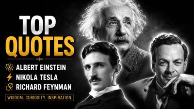 Top Quote of the Day by Albert Einstein, Nikola Tesla and Richard Feynman: Are we asking the right questions about our world? Life lessons from great scientists on curiosity, creativity, problem-solving, critical thinking, discipline, innovation, personal growth, and how their revolutionary ideas guide modern progress