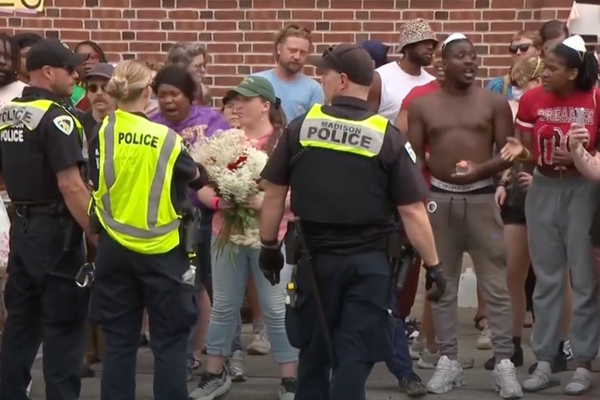 Protestors clash with Wisconsin cops hours after memorial for Corey Ruiz was removed