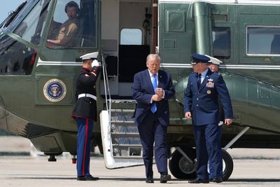 FAA is investigating why a plane was allowed to take off as President Trump's helicopter approached