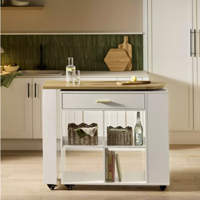 Argos Home just dropped the smartest free-standing kitchen island that will actually fit into a tiny kitchen – this genius space-saving feature is a bargain at £180