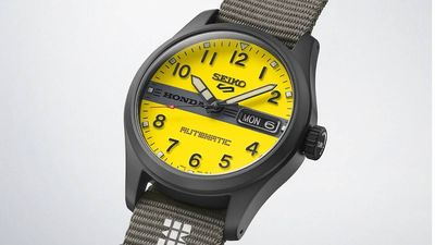 Seiko x Honda’s new Motocompo-inspired watch is more impressive when you flip it over