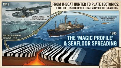 Built to hunt enemy submarines during World War II, this device later transformed our understanding of the seafloor