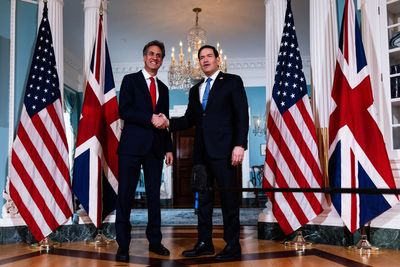 UK and US ‘closest allies’, says Miliband as he ducks criticism of Trump in DC
